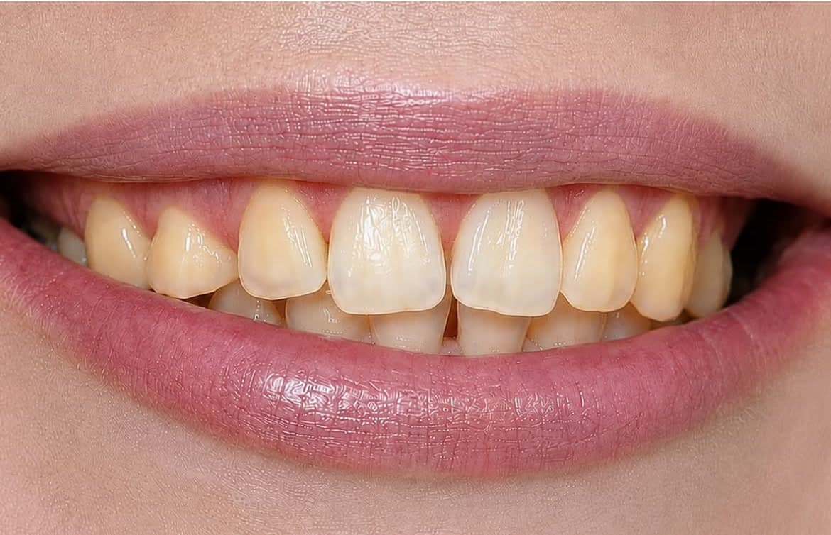 Vues photographiques cliniques d’un sourire, traits individuels — Vue 2